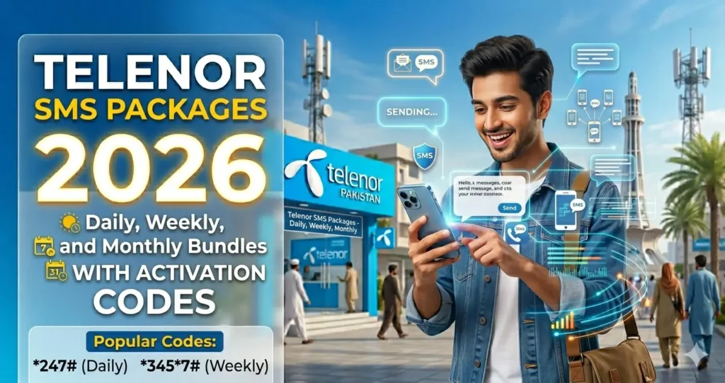 Telenor SMS Packages 2026